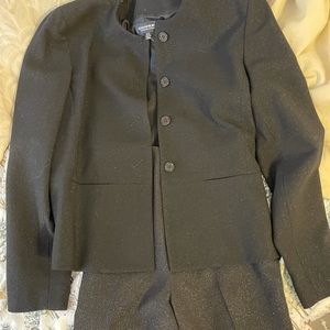 Emanuel Sparkly Black Pants Suit